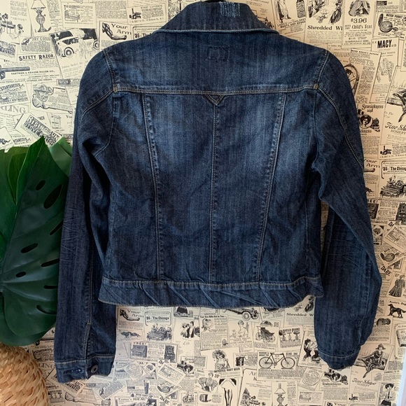 Blue asphalt jean jacket dark denim SZ small - Picture 6 of 8